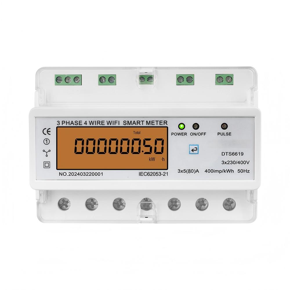 Energy Meter Din Rail Wifi - Meteran Energi Cerdas WiFi 3 Fasa