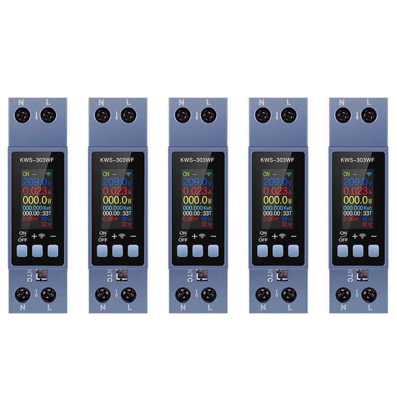 Energy Meter Din Rail Wifi - BHBD-5X TUYA WIFI Pengukur Energi, Voltmeter