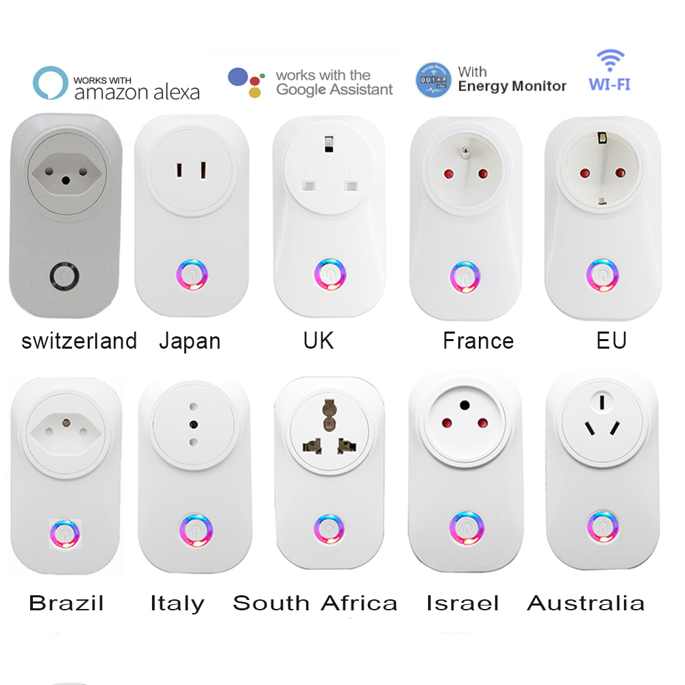 Smart Plug Energy Monitoring Wifi - Smart life colokan soket pintar WIFI