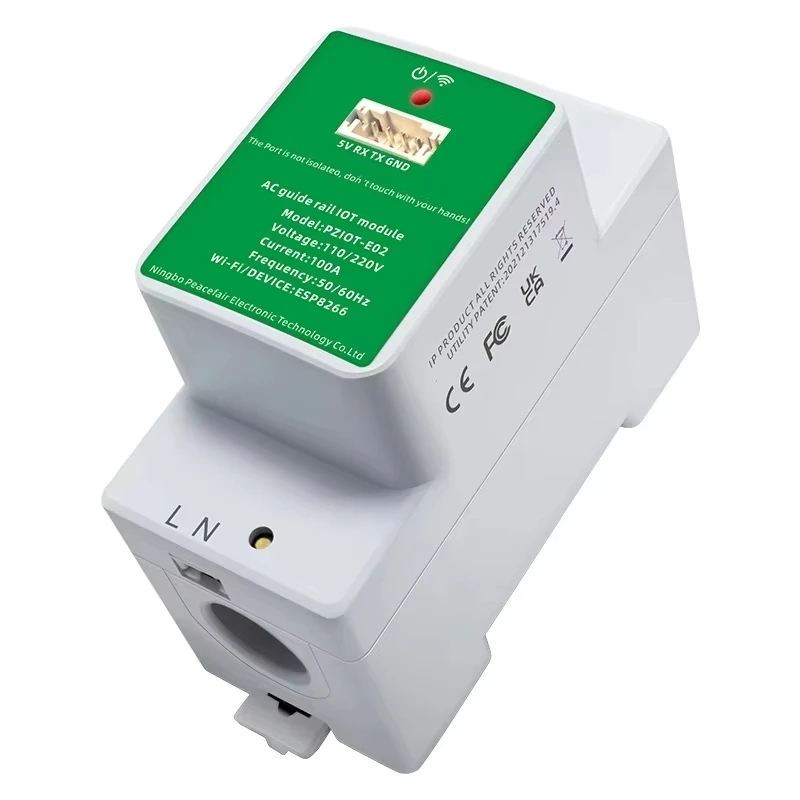 Energy Meter Din Rail Wifi - Pengukur Energi Listrik WiFi Tasmota, Pengukur