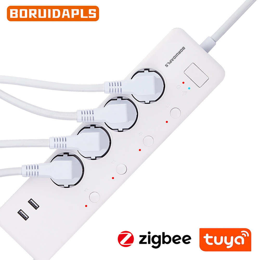 Smart Plug Matter Thread - BORUIDAPLS Zigbee Papan Daya Multifungsi 16A
