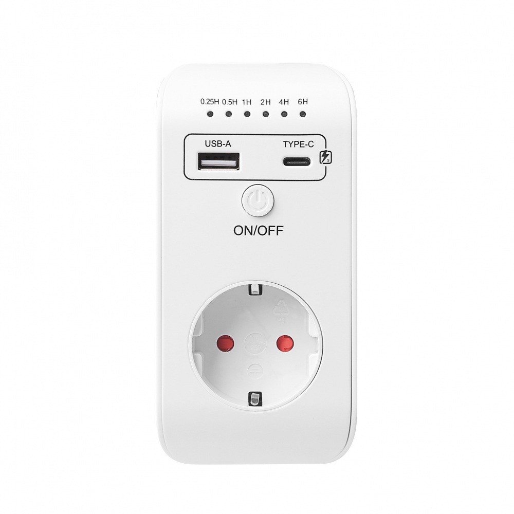 Smart Socket With Timer Countdown - Soket Pengatur Waktu Mundur Colokan EU