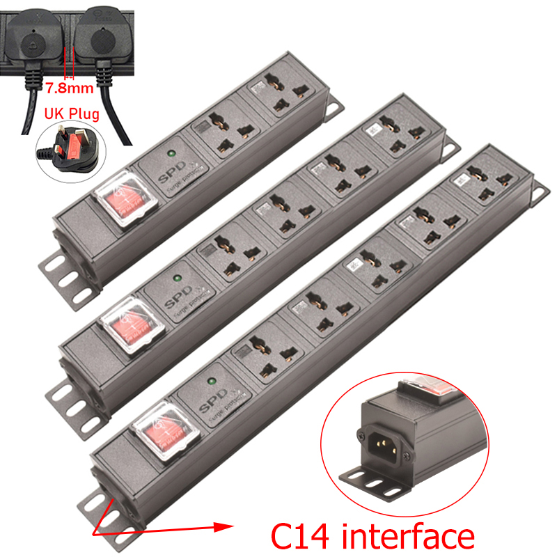 Smart Plug Surge Protector - Rak kabinet tempel PDU Power Strip