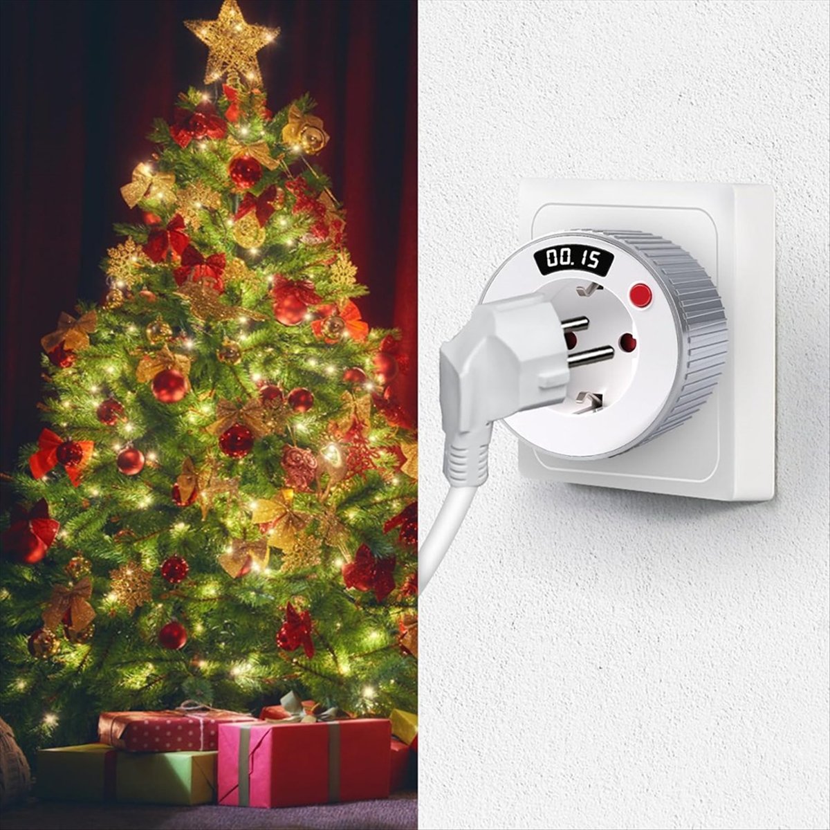Smart Plug Surge Protector - A77K WiFi Smart Plug 16A Soket