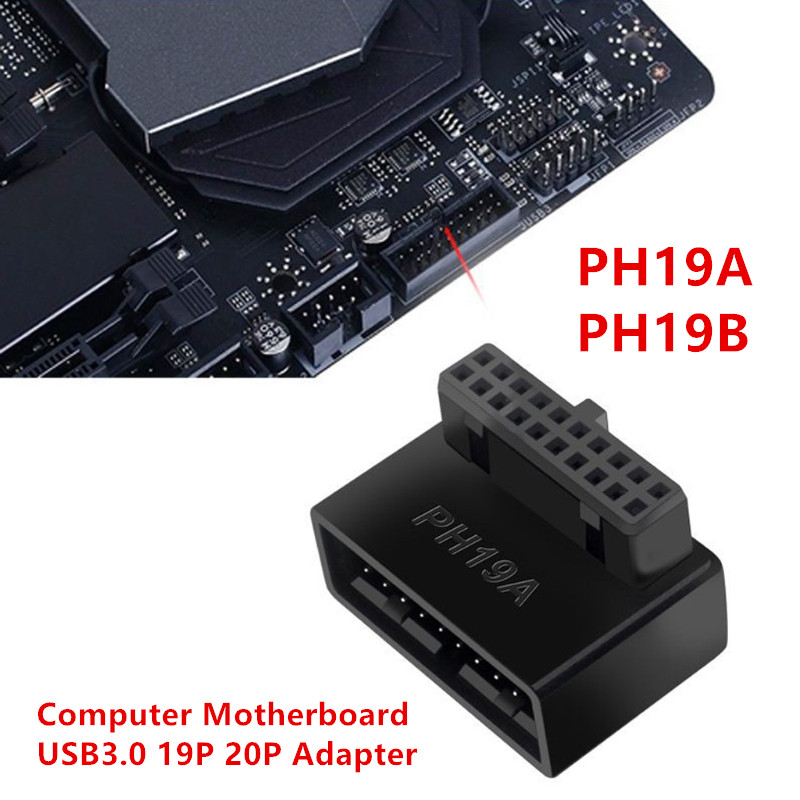 Smart Plug Matter Thread - USB 3.0 19/20Pin Adaptor Ekstensi Pria