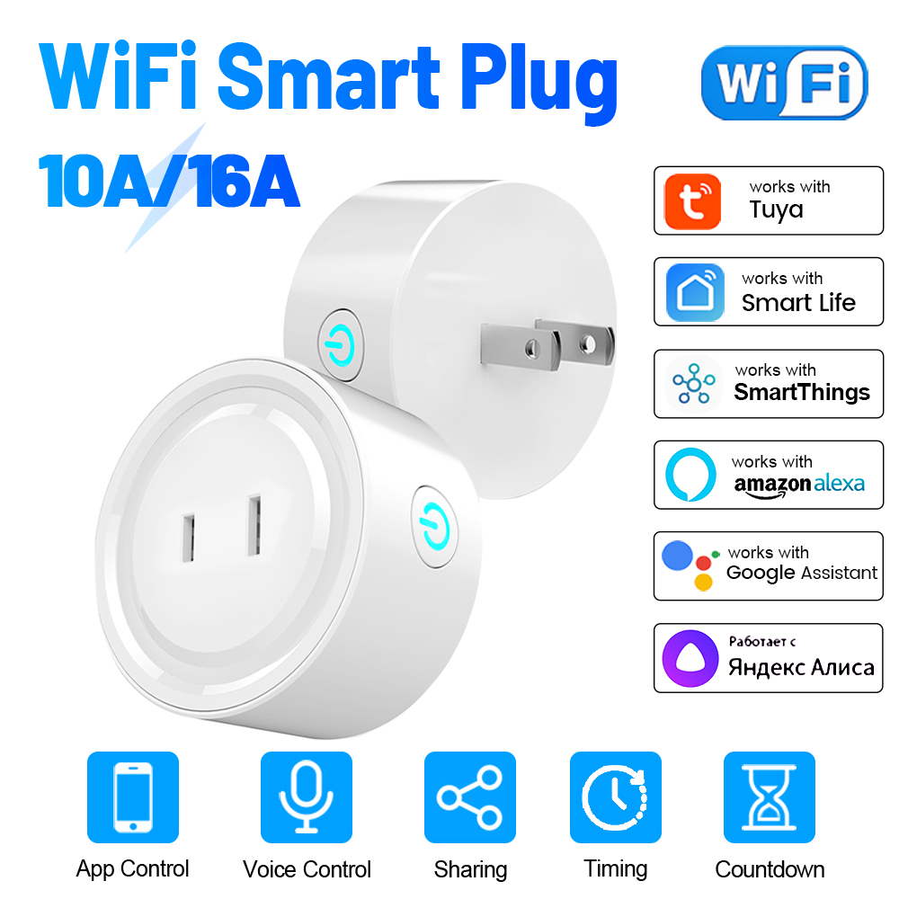Smart Plug Zigbee 16A - Stop Kontak Pintar Tuya Zigbee 10A