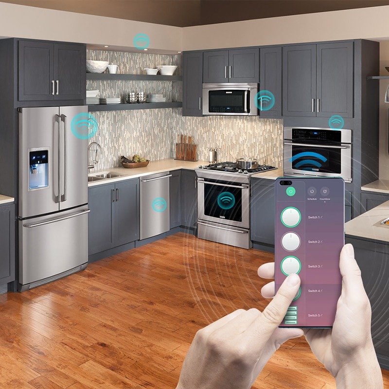 Smart Power Strip 4 Outlet Usb - Stop Kontak Pintar WIFI dengan 4