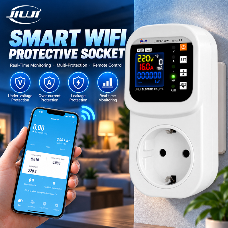 Smart Plug Surge Protector - WiFi Smart Plug 16A Tuya APP