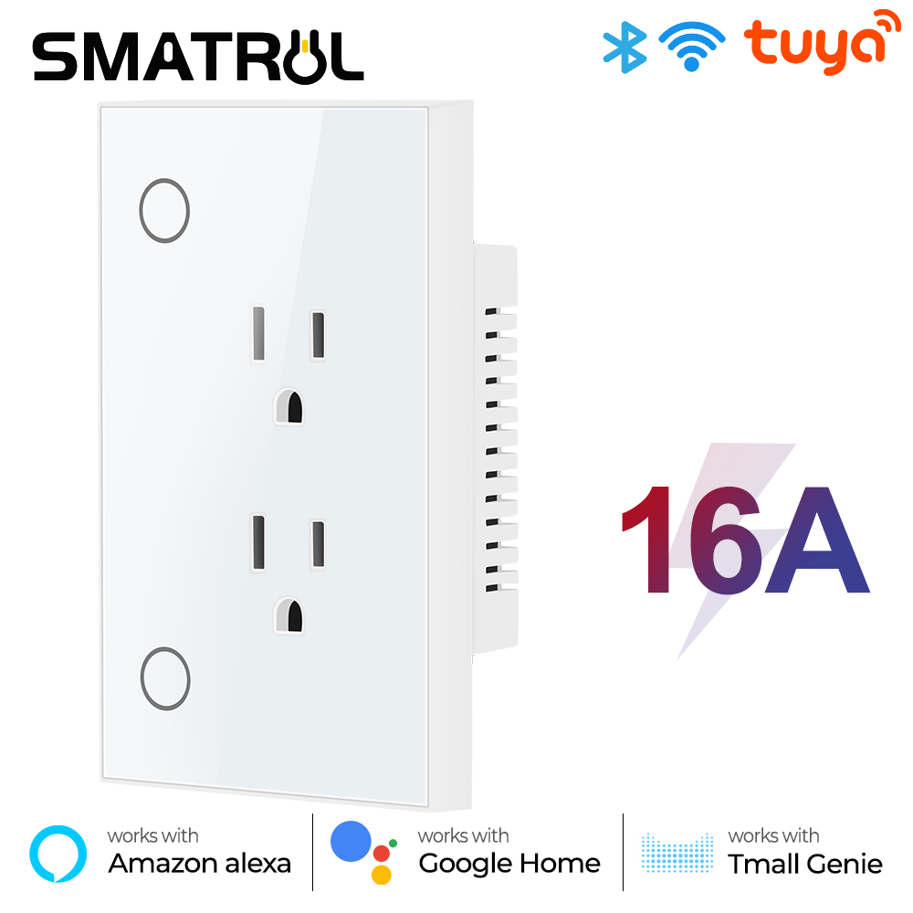 Smart Plug Energy Monitoring Wifi - 16A Tuya Soket Wifi Soket Us