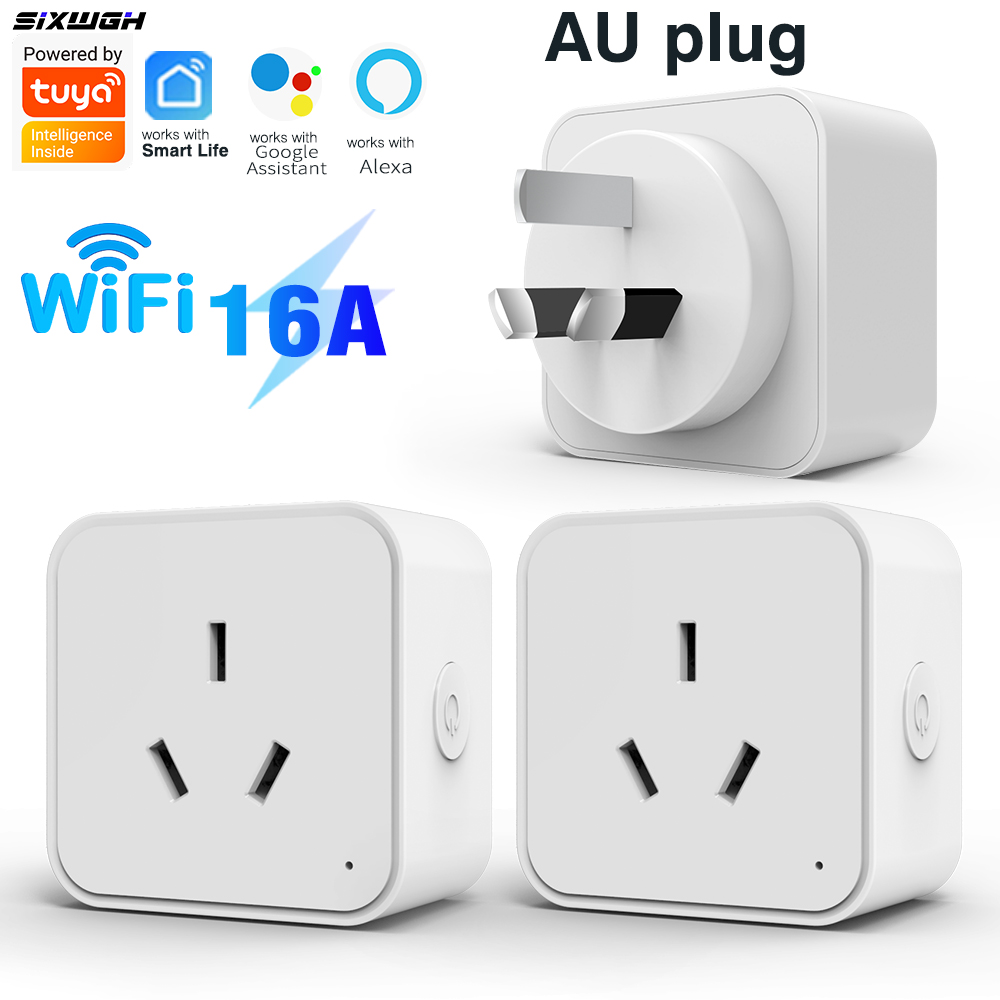 Smart Plug Energy Monitoring Wifi - Soket Pintar WiFi Tuya AU Plug,