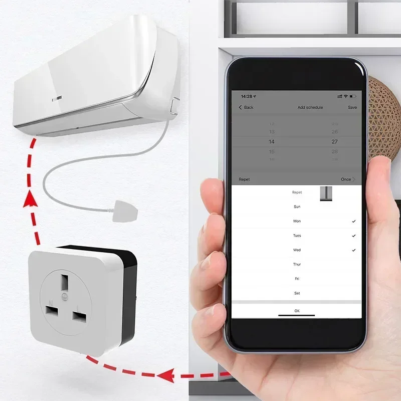 Stopkontak Pintar WiFi Tuya 16 - Smart Plug Energy Monitoring Wifi ulasan dan harga