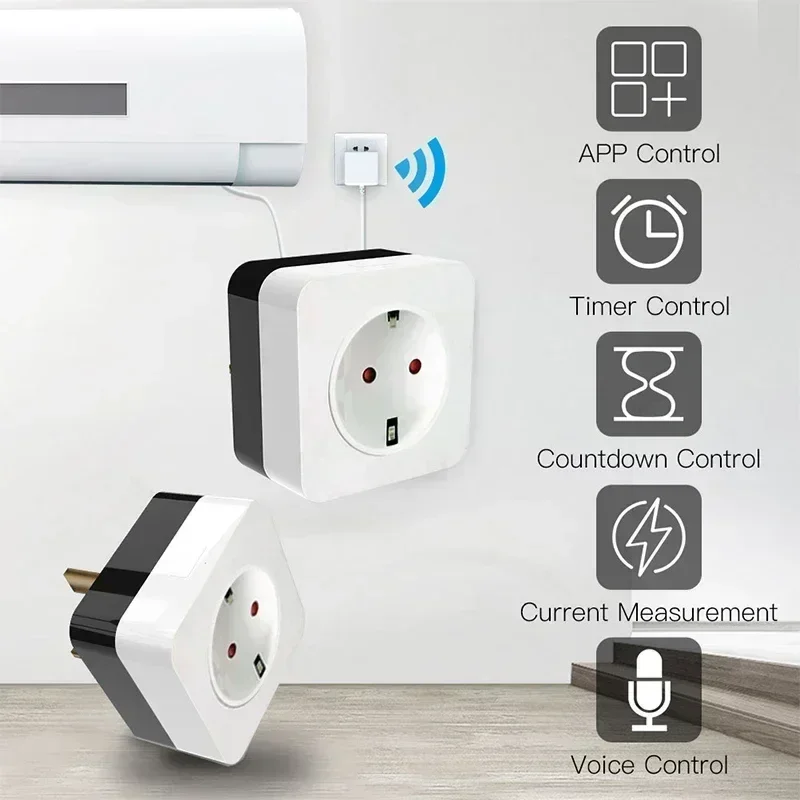 Stopkontak Pintar WiFi Tuya 16 - Smart Plug Energy Monitoring Wifi ulasan dan harga