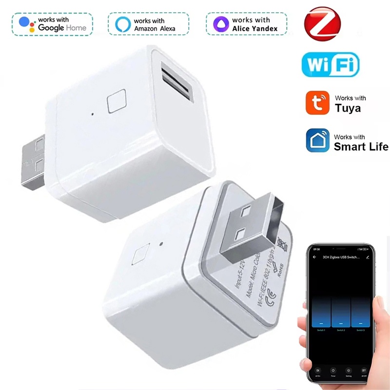 Adaptor Mikro USB Cerdas, Sake - Smart Plug Mini Alexa Google ulasan dan harga