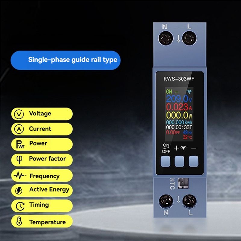 BHBD-5X TUYA WIFI Pengukur Ene - Energy Meter Din Rail Wifi ulasan dan harga