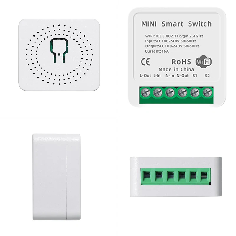 Wifi Mini Smart Switch 16A DIY - Smart Plug Mini Alexa Google ulasan dan harga