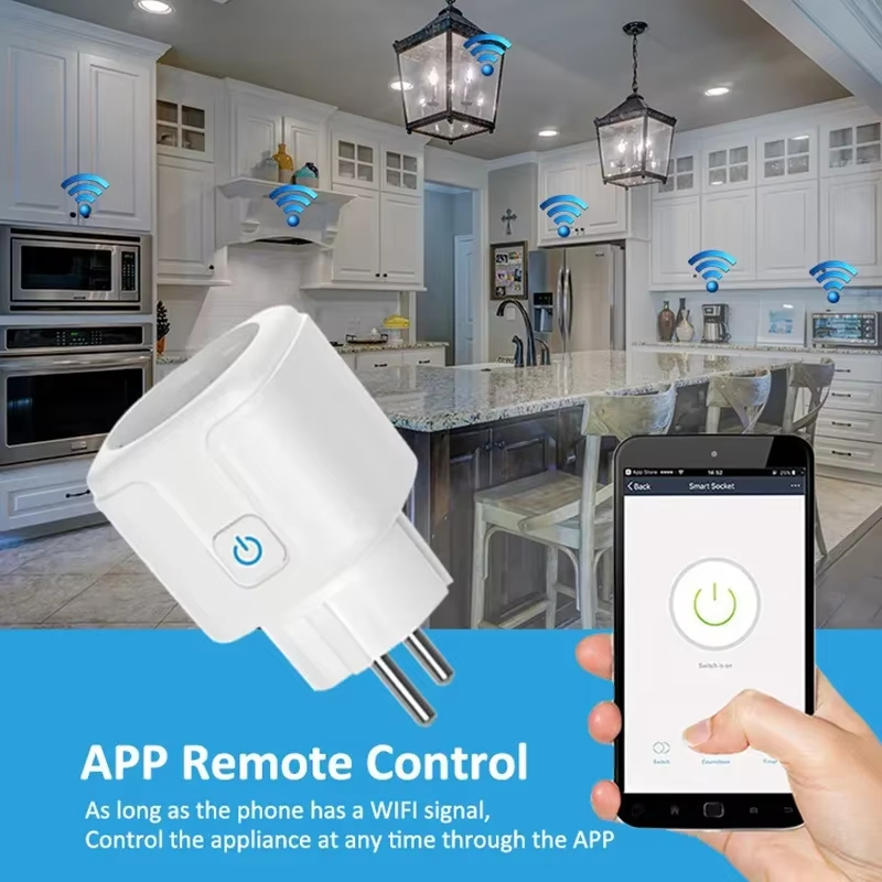 Soket WiFi Smart Plug EU 16A/2 - Smart Socket 16A Tuya App ulasan dan harga