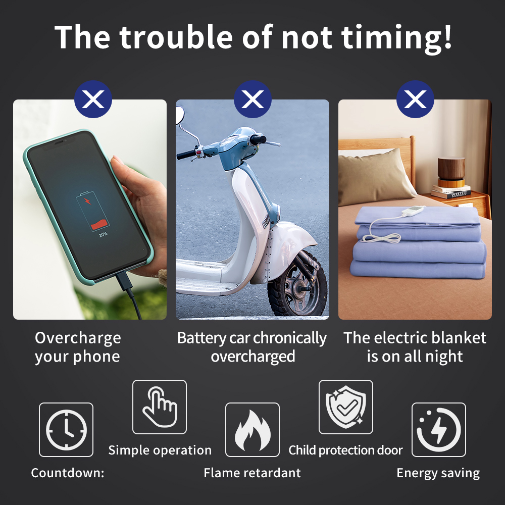 Saklar Timer 24 Jam, Soket Tim - Smart Socket With Timer Countdown ulasan dan harga