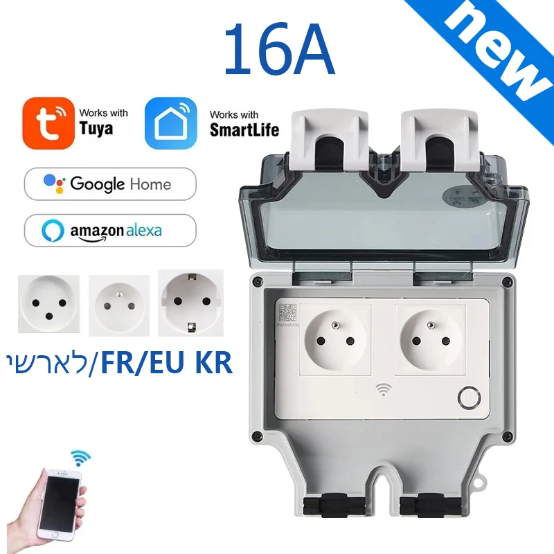 Tuya soket daya IP66 luar ruan - Smart Plug Outdoor Waterproof ulasan dan harga