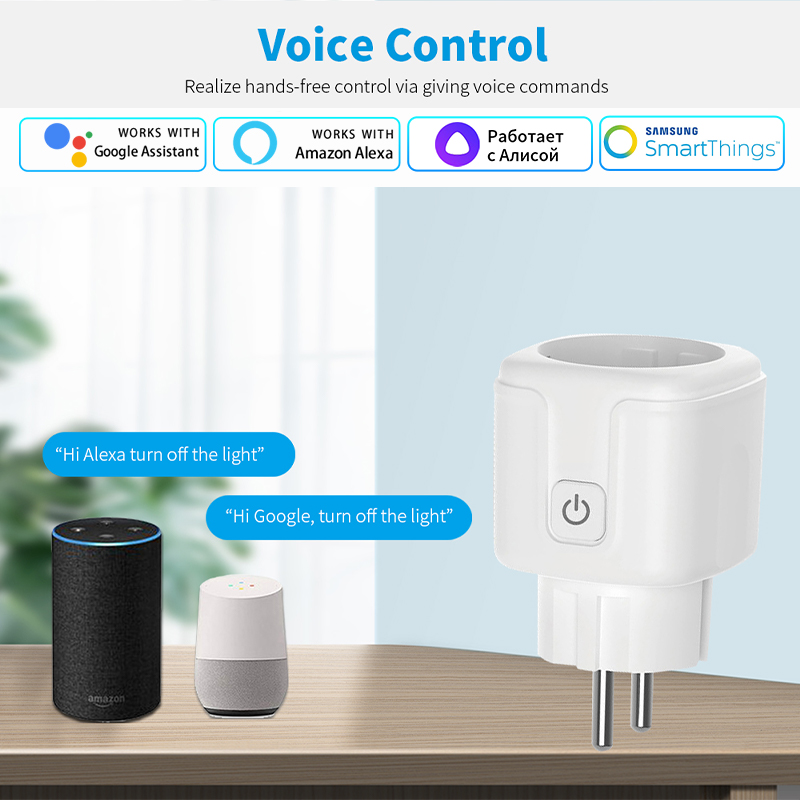 Soket Pintar WiFi Tuya dengan  - Smart Socket 16A Tuya App ulasan dan harga