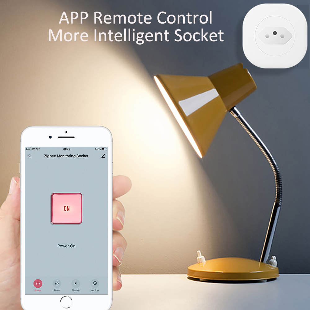 BORUIDAPLS Tuya Zigbee Smart S - Smart Plug Zigbee 16A ulasan dan harga