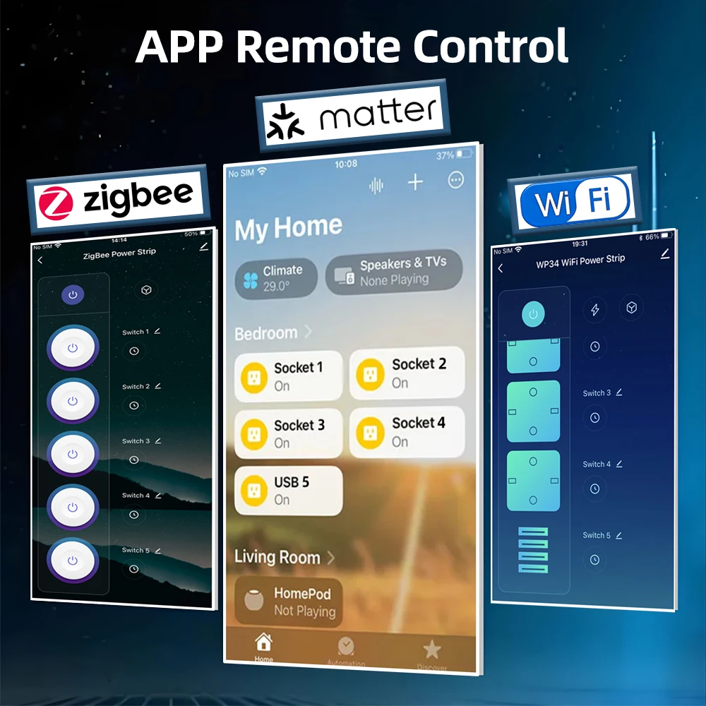 BORUIDAPLS ZigBee Matter WiFi  - Smart Plug Matter Thread ulasan dan harga