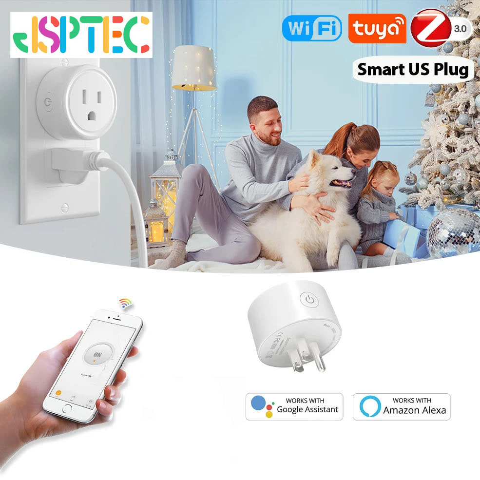 JSPTEC Smart Plug Zigbee Soket - Smart Plug Energy Monitoring Wifi ulasan dan harga