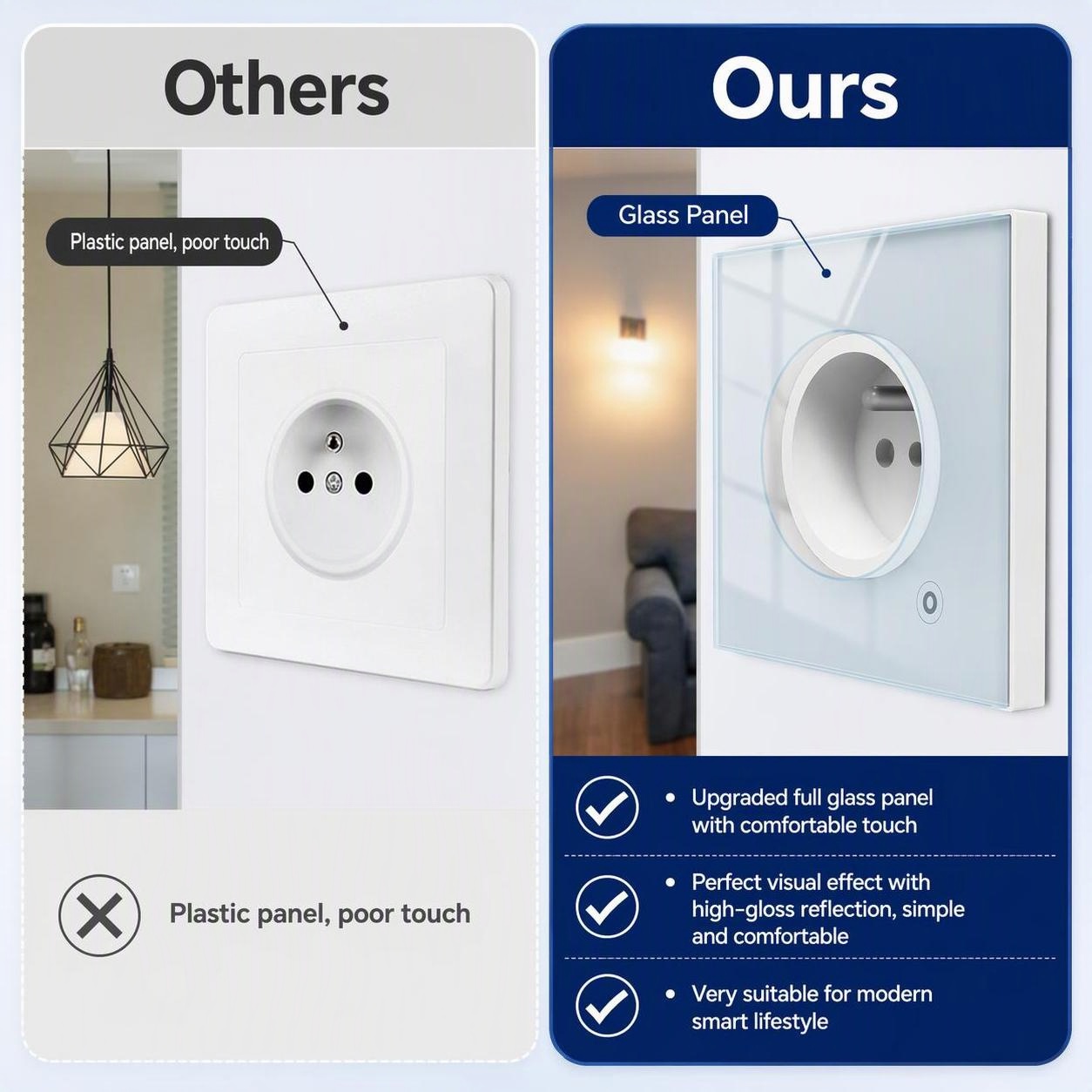 Stop Kontak Dinding Pintar WiF - Smart Socket 16A Tuya App ulasan dan harga