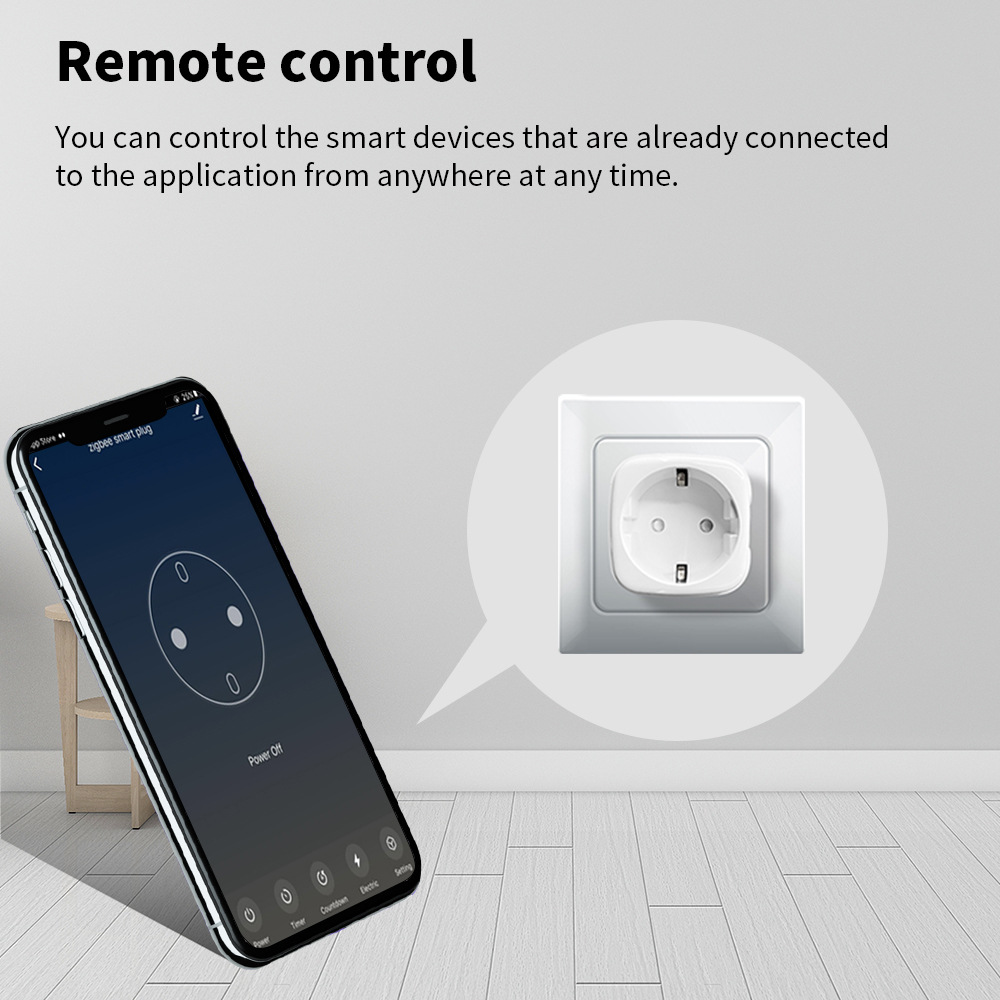 Tuya Zigbee3.0 Smart Socket St - Smart Socket 16A Tuya App ulasan dan harga