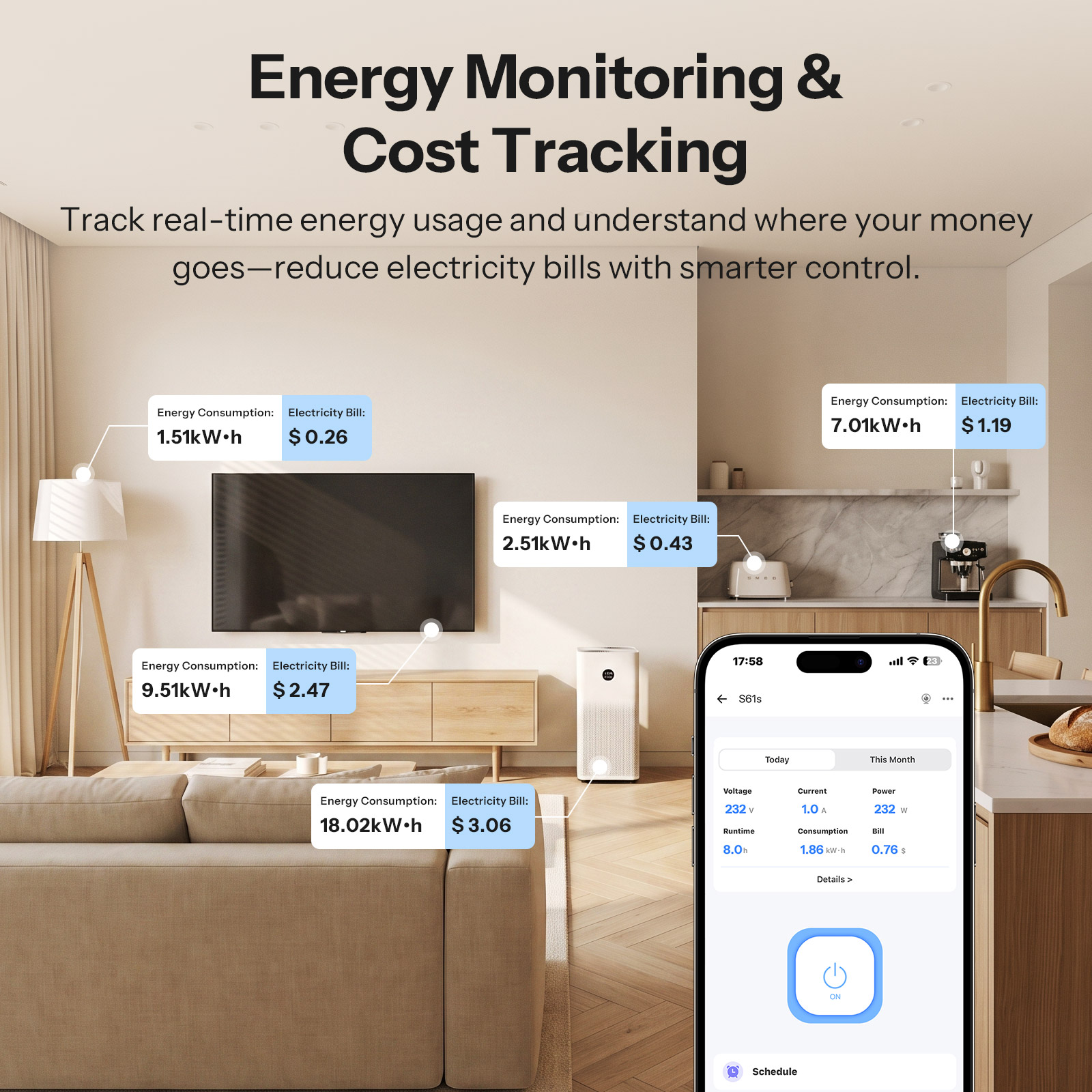 SONOFF S61STPB iPlug Gen2 Tipe - Smart Plug Energy Monitoring Wifi ulasan dan harga