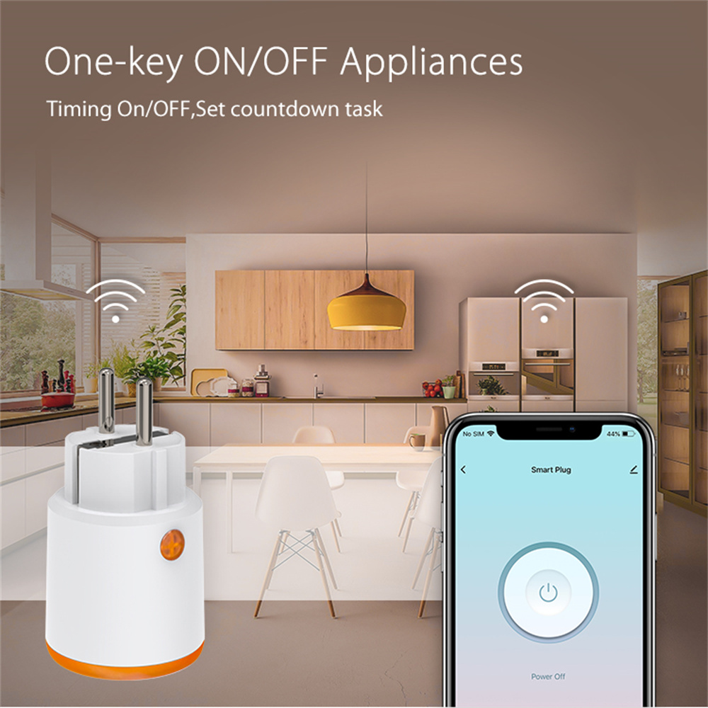 Stop Kontak Pintar Tuya Zigbee - Smart Socket 16A Tuya App ulasan dan harga
