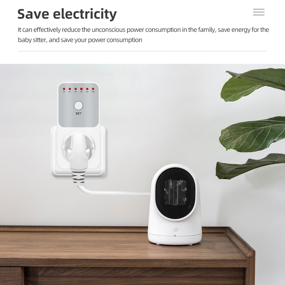 Soket sakelar Timer 10 jam Wat - Smart Socket With Timer Countdown ulasan dan harga