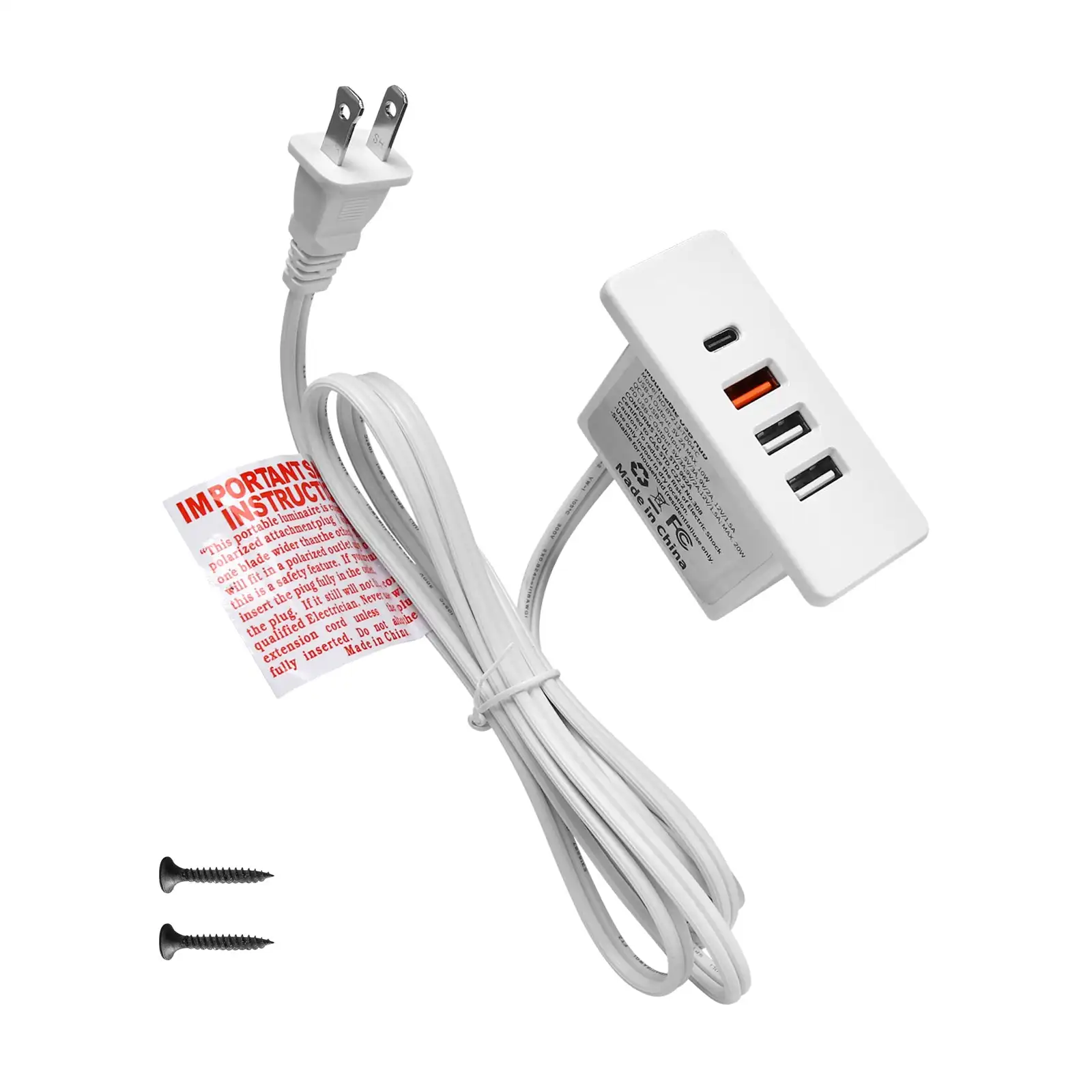 Stopkontak USB C Terintegrasi  - Smart Power Strip 4 Outlet Usb ulasan dan harga