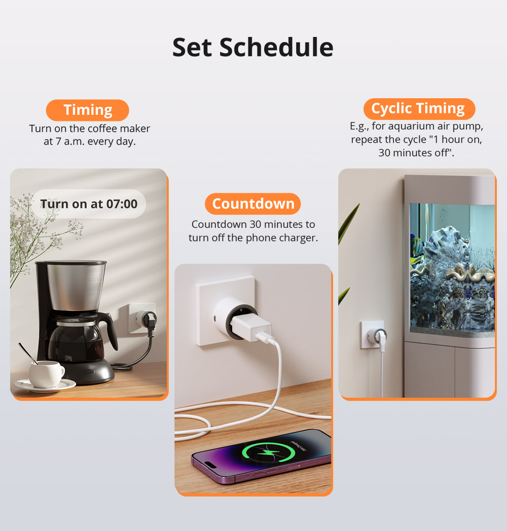 SONOFF S60 TPF Wifi Smart Plug - Smart Plug Energy Monitoring Wifi ulasan dan harga