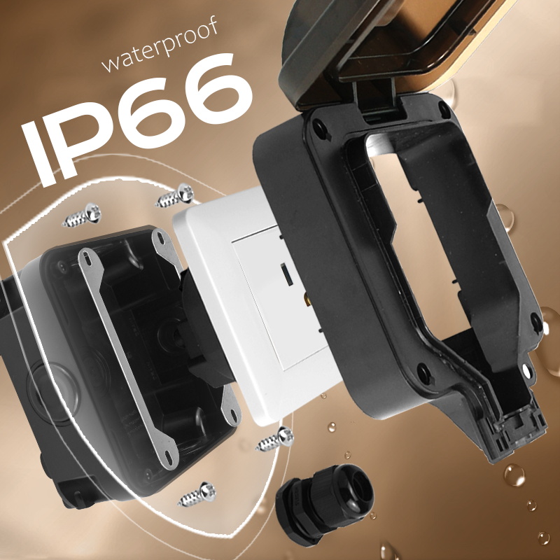 Avoir IP66 soket tahan air din - Smart Plug Outdoor Waterproof ulasan dan harga