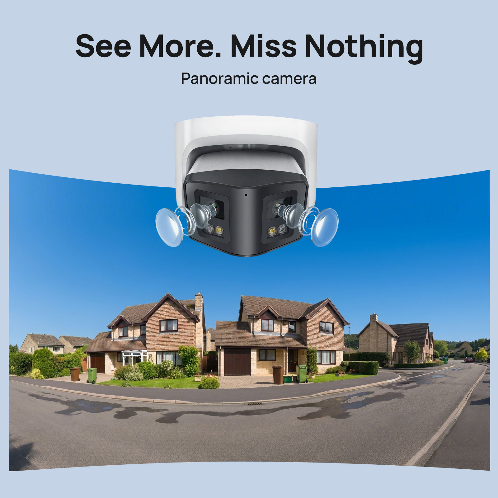 Kamera IP Pintar Panorama 4/8M - Smart Plug Outdoor Waterproof ulasan dan harga