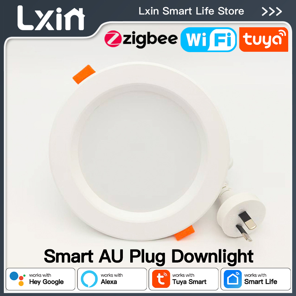 Lxin tuya AU plug Downlight WI - Smart Plug Energy Monitoring Wifi ulasan dan harga