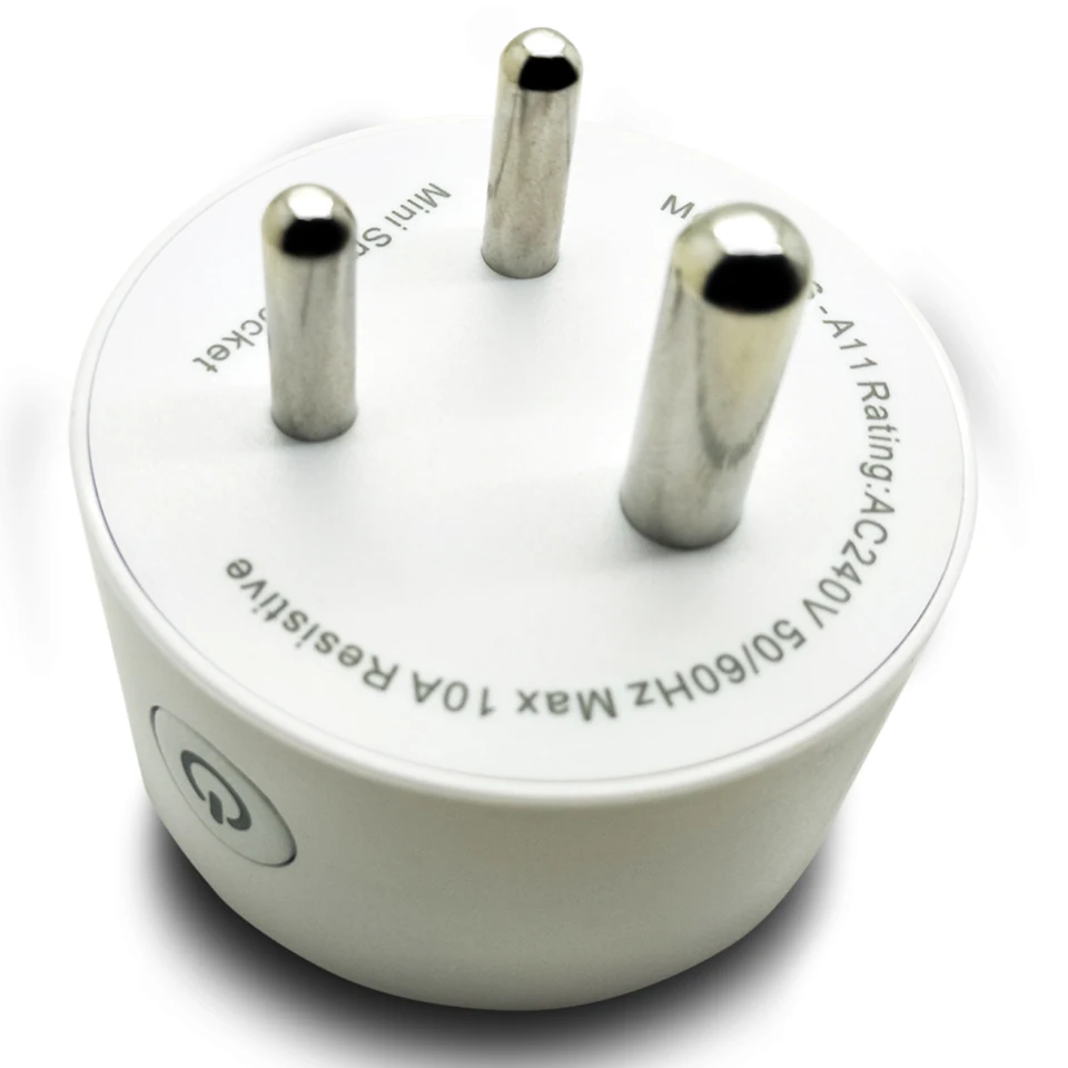 India Bulat 3 Pin Wi-Fi Cerdas - Smart Plug Mini Alexa Google ulasan dan harga