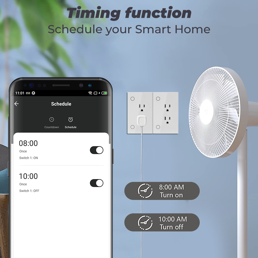 16A Tuya Soket Wifi Soket Us P - Smart Plug Energy Monitoring Wifi ulasan dan harga