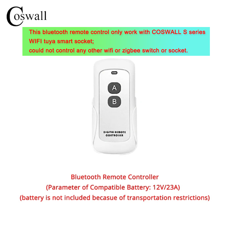 Coswall Alice Glass Zigbee Tuy - Smart Plug Zigbee 16A ulasan dan harga