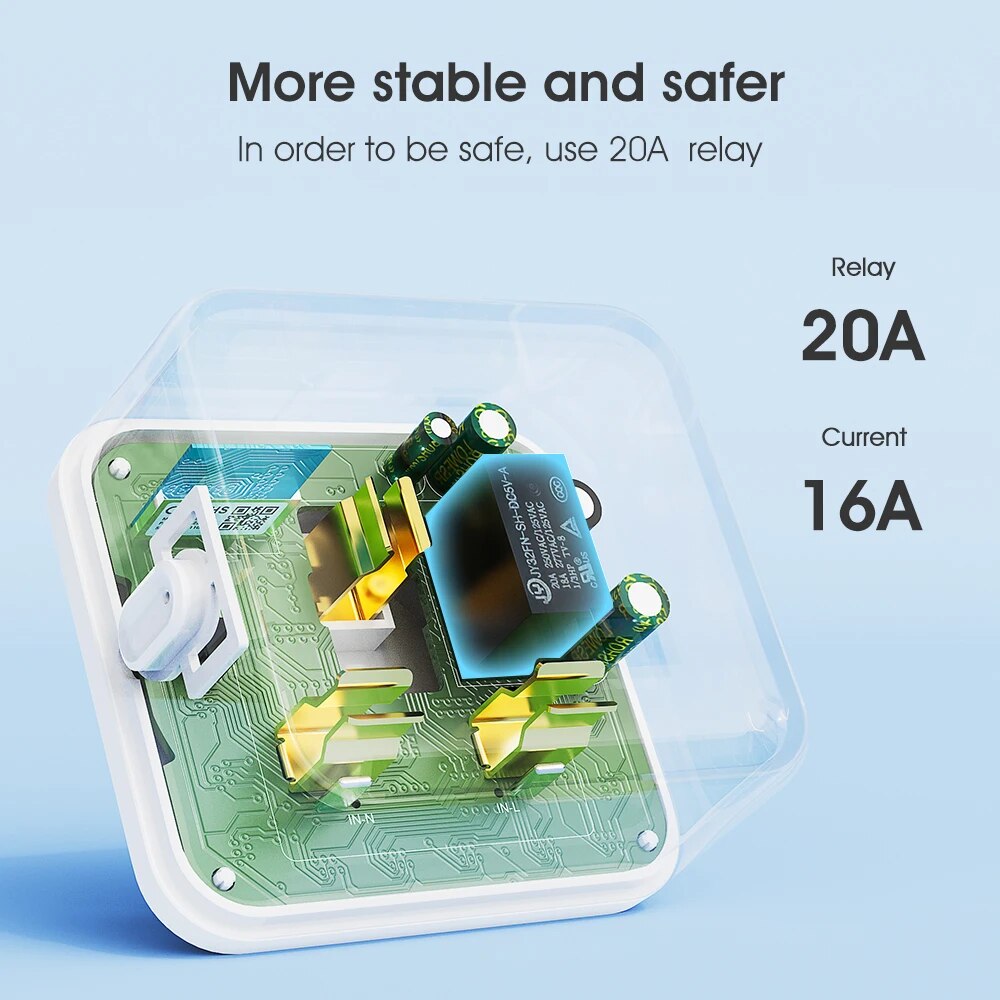 Tuya soket Plug WIFI nirkabel  - Smart Plug Energy Monitoring Wifi ulasan dan harga