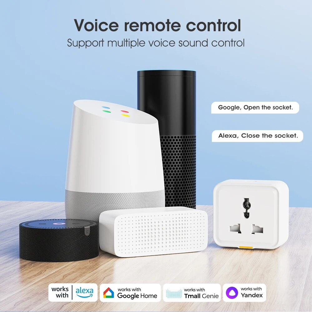 Tuya soket Plug WIFI nirkabel  - Smart Plug Energy Monitoring Wifi ulasan dan harga
