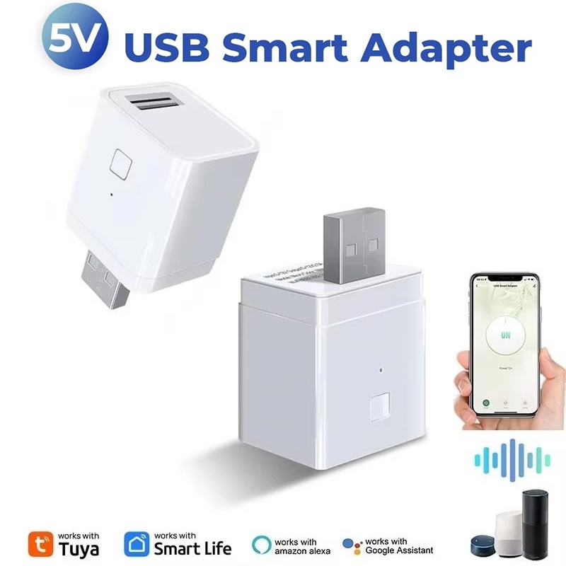 Adaptor USB Cerdas 5V, Adaptor - Smart Plug Energy Monitoring Wifi ulasan dan harga