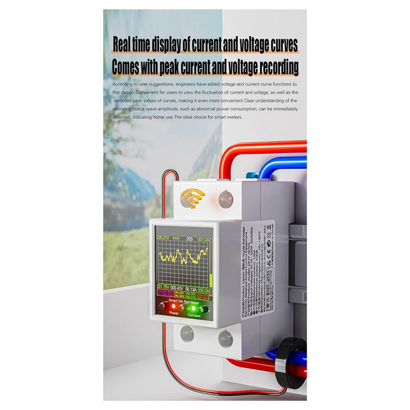 ABQU 100A, Rel DIN Cerdas WiFi - Energy Meter Din Rail Wifi ulasan dan harga