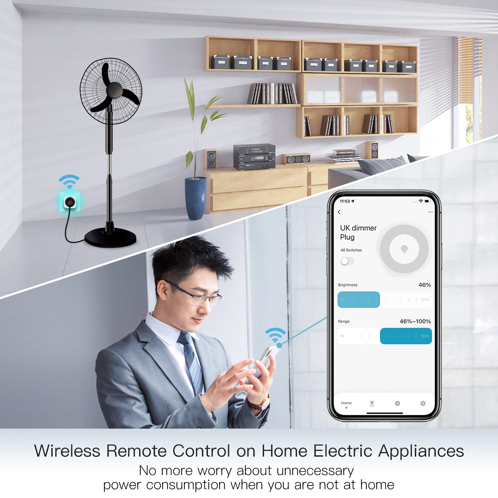 MOES Tuya WiFi Smart Plug Soke - Smart Plug Energy Monitoring Wifi ulasan dan harga