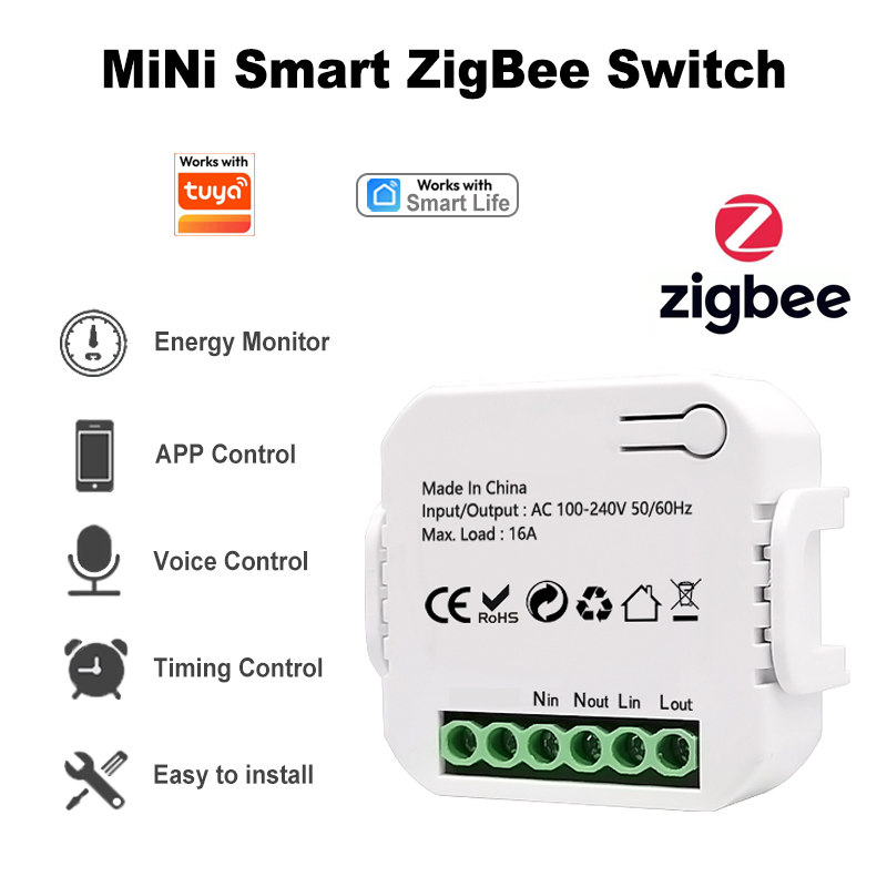 Modul Relay Sakelar ZigBee Sma - Smart Plug Zigbee 16A ulasan dan harga