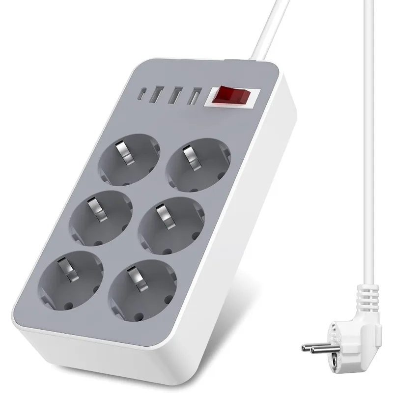 Stopkontak 10 in 1 dengan colo - Smart Power Strip 4 Outlet Usb ulasan dan harga