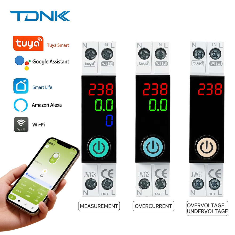 Pemutus Sirkuit Pintar WiFi Tu - Energy Meter Din Rail Wifi ulasan dan harga