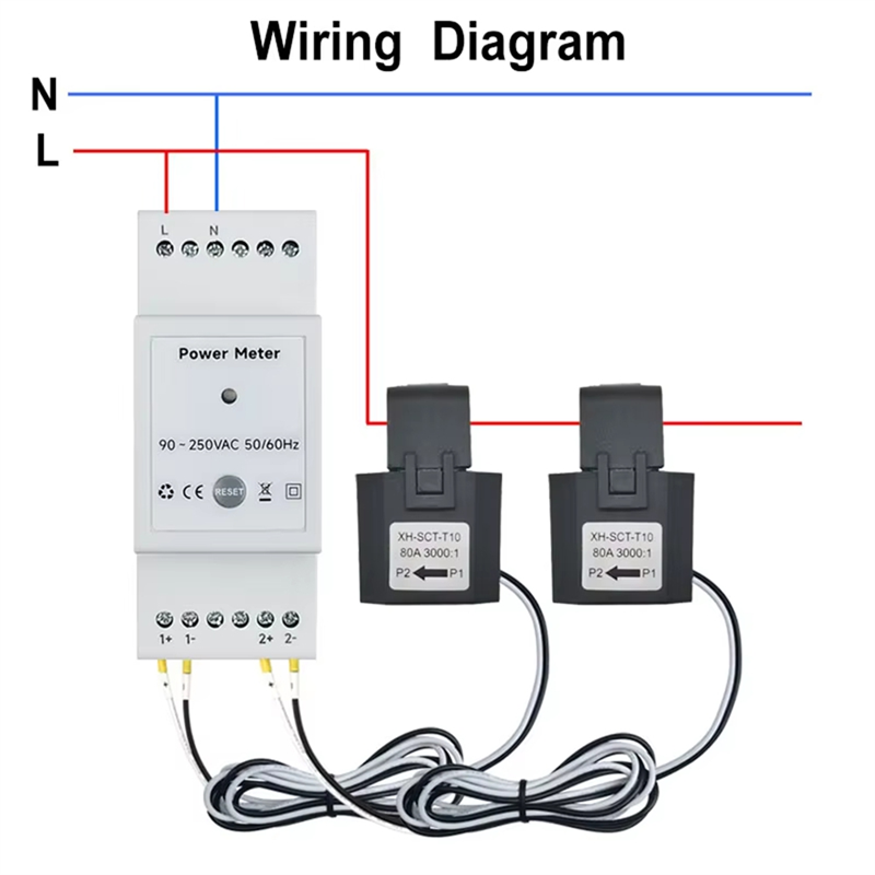 ABRN-Tuya Meteran Energi Wifi  - Energy Meter Din Rail Wifi ulasan dan harga