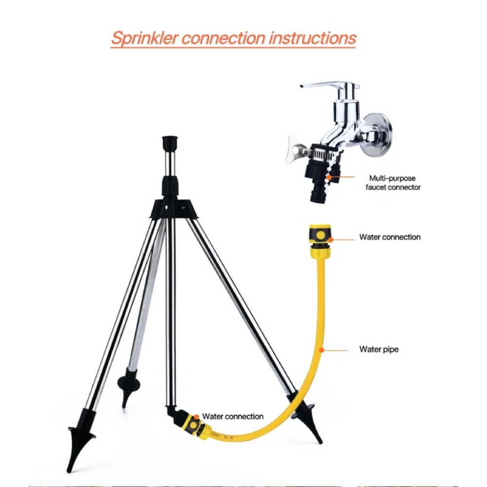 Sistem Penyiram Rumput Tripod  - Smart Plug Outdoor Waterproof ulasan dan harga