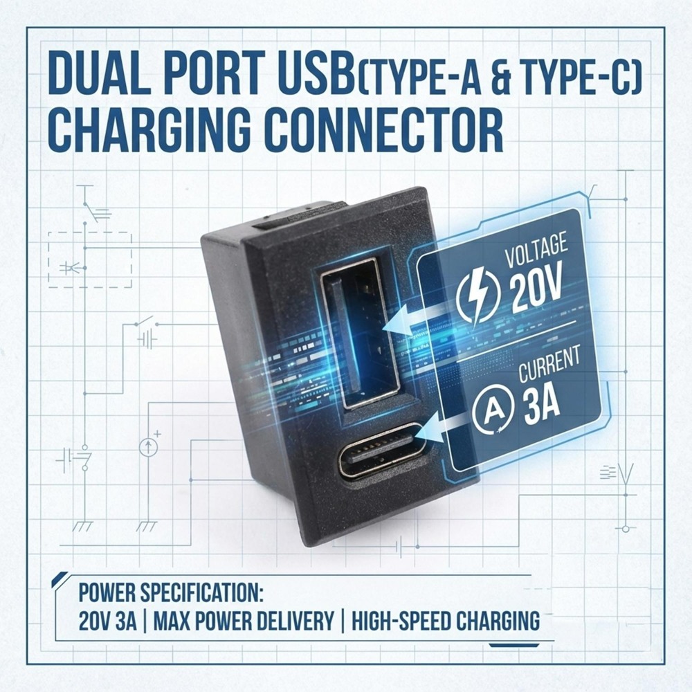 Soket Port USB Tipe C Ganda 20 - Smart Plug Matter Thread ulasan dan harga